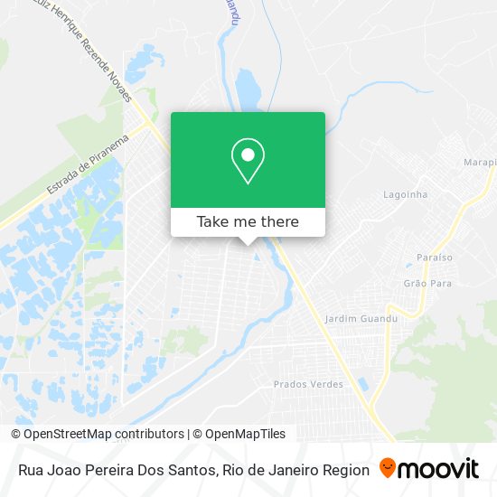 Rua Joao Pereira Dos Santos map