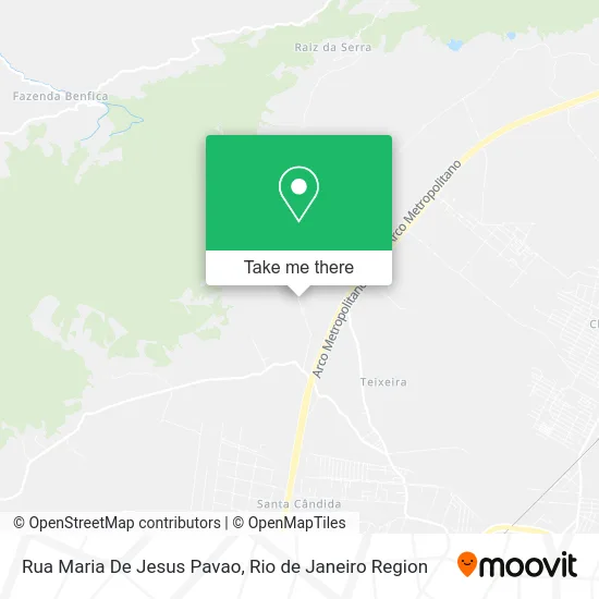 Rua Maria De Jesus Pavao map