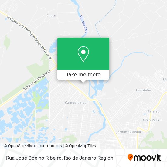 Rua Jose Coelho Ribeiro map