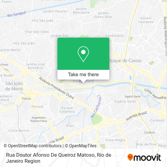 Rua Doutor Afonso De Queiroz Matoso map
