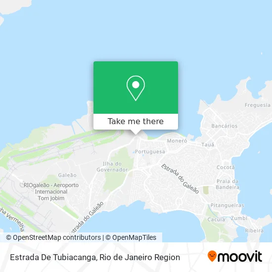 Estrada De Tubiacanga map