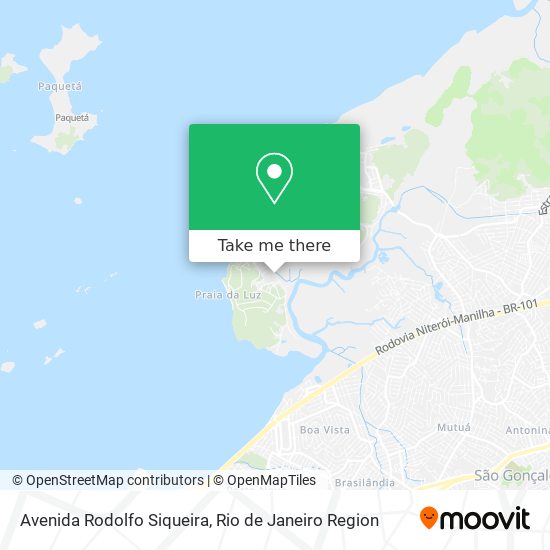 Avenida Rodolfo Siqueira map