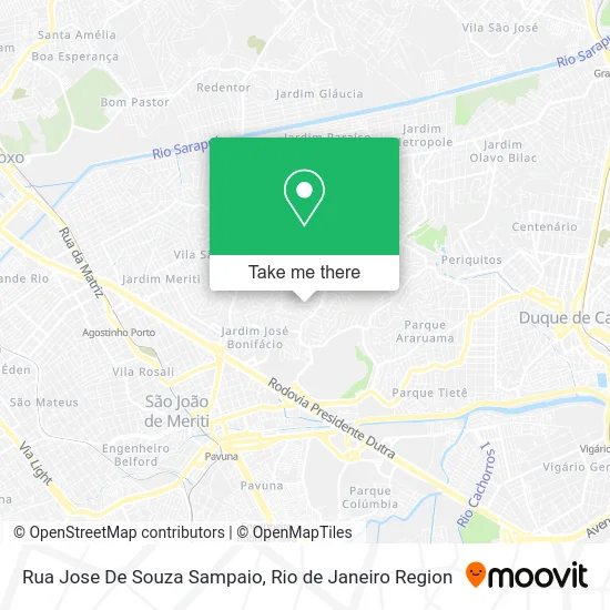 Rua Jose De Souza Sampaio map