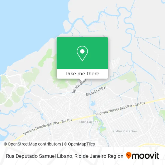 Rua Deputado Samuel Libano map