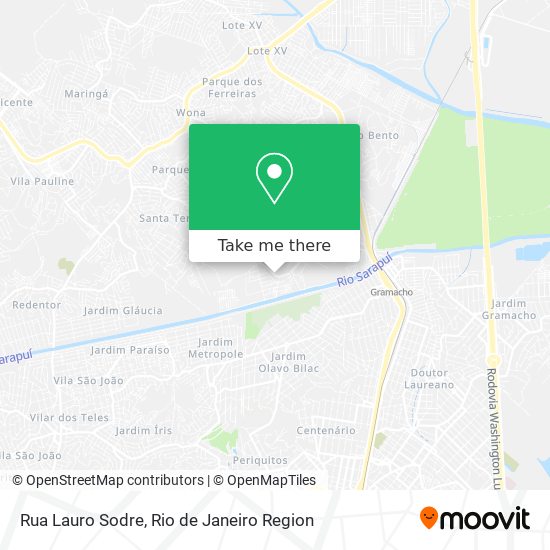 Rua Lauro Sodre map