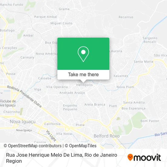 Rua Jose Henrique Melo De Lima map