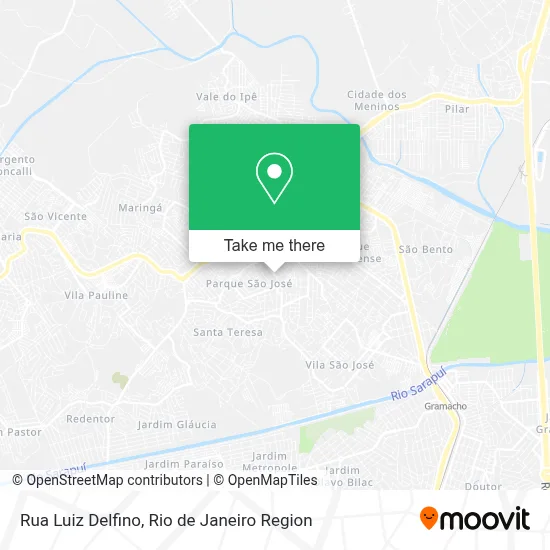 Rua Luiz Delfino map