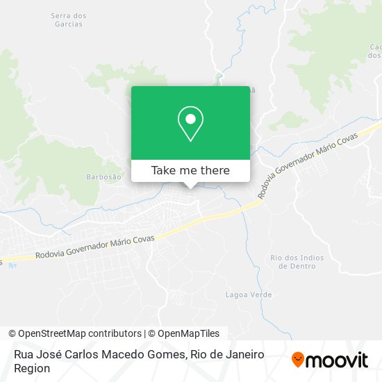 Rua José Carlos Macedo Gomes map
