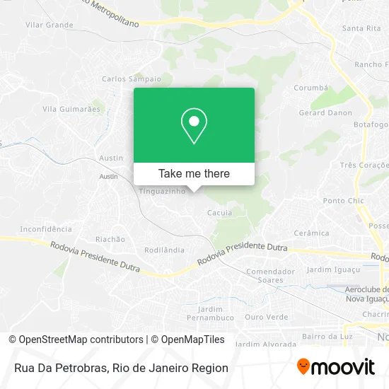 Rua Da Petrobras map