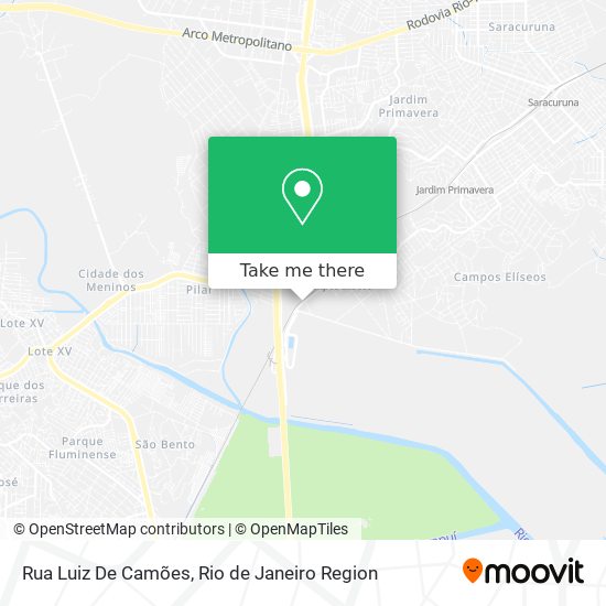 Mapa Rua Luiz De Camões