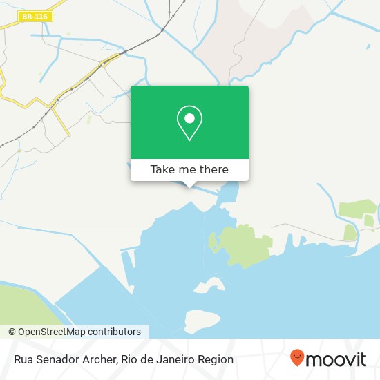 Rua Senador Archer map