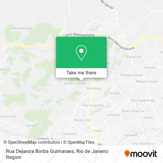 Rua Dejanira Borba Guimaraes map
