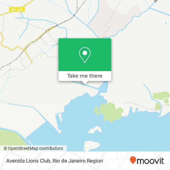 Avenida Lions Club map