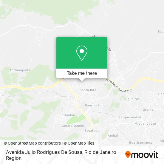 Avenida Julio Rodrigues De Sousa map