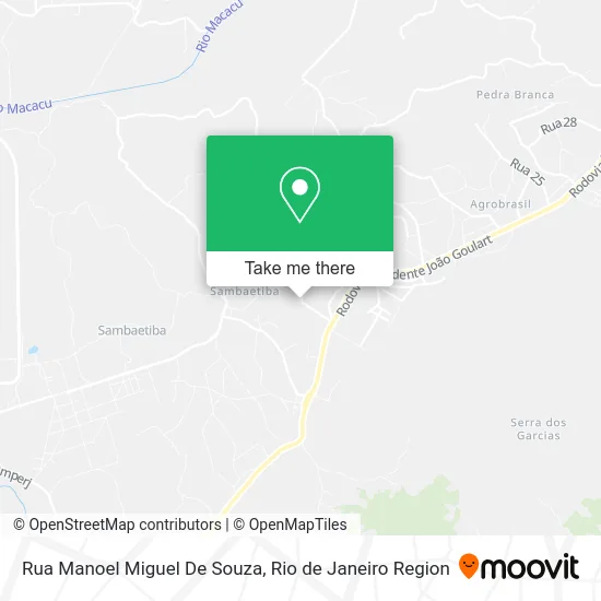 Rua Manoel Miguel De Souza map