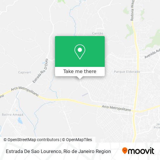 Estrada De Sao Lourenco map