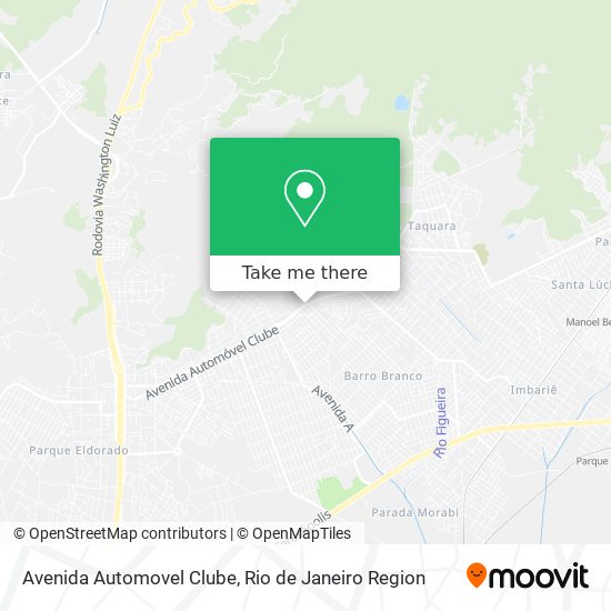 Avenida Automovel Clube map