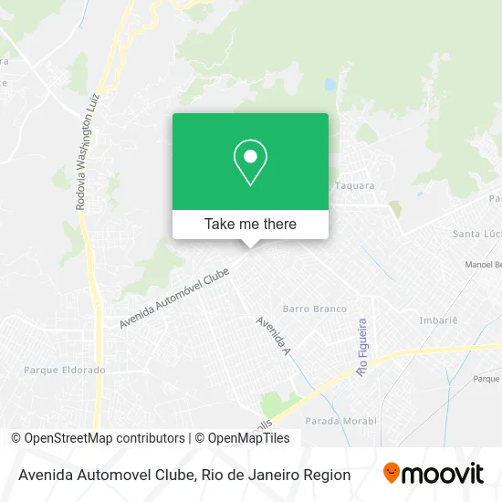 Avenida Automovel Clube map