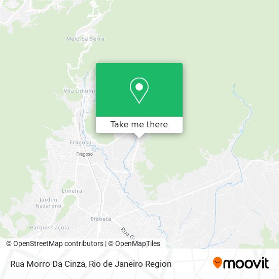 Rua Morro Da Cinza map