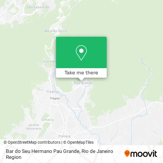Bar do Seu Hermano Pau Grande map