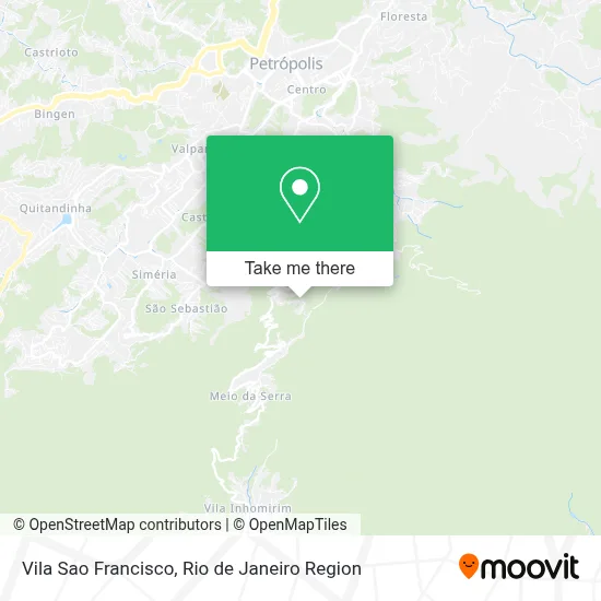Vila Sao Francisco map