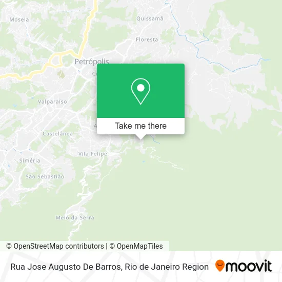 Rua Jose Augusto De Barros map