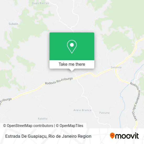 Estrada De Guapiaçu map