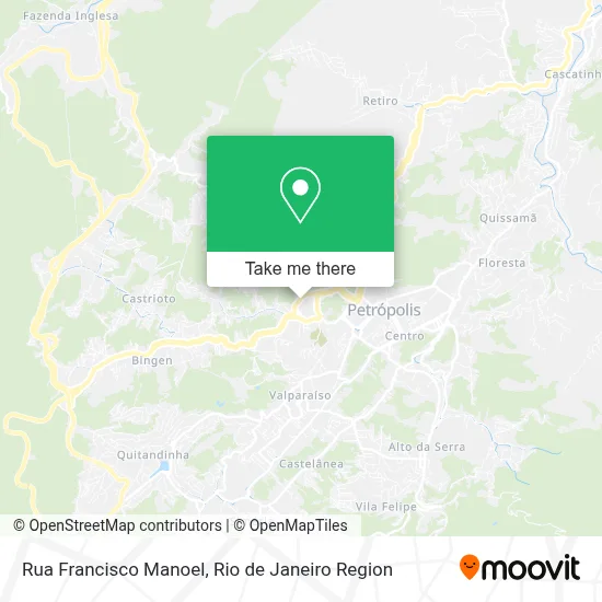 Rua Francisco Manoel map
