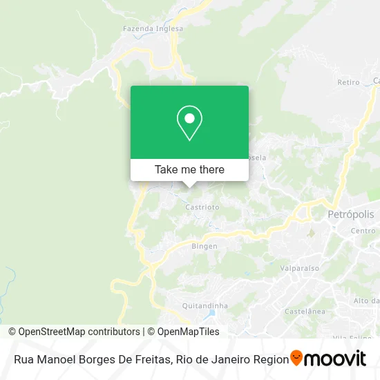 Rua Manoel Borges De Freitas map