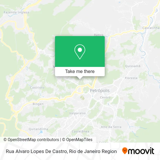 Rua Alvaro Lopes De Castro map
