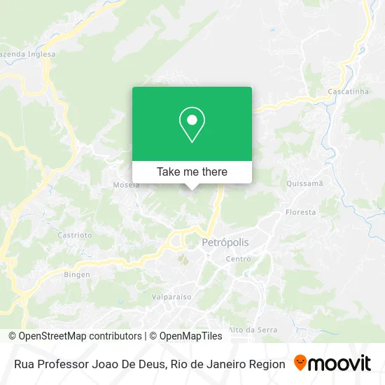 Rua Professor Joao De Deus map