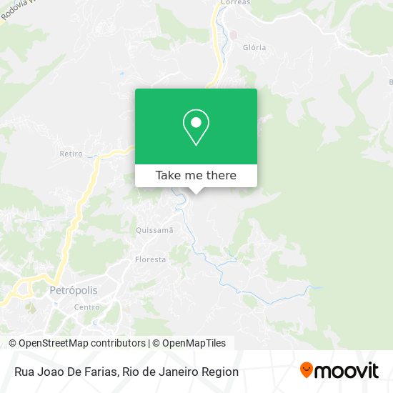 Rua Joao De Farias map