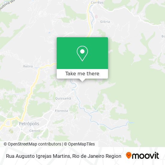 Rua Augusto Igrejas Martins map