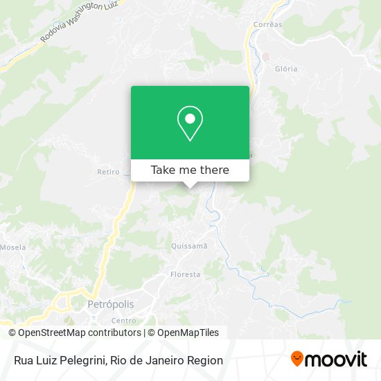 Mapa Rua Luiz Pelegrini