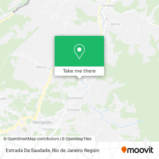 Estrada Da Saudade map