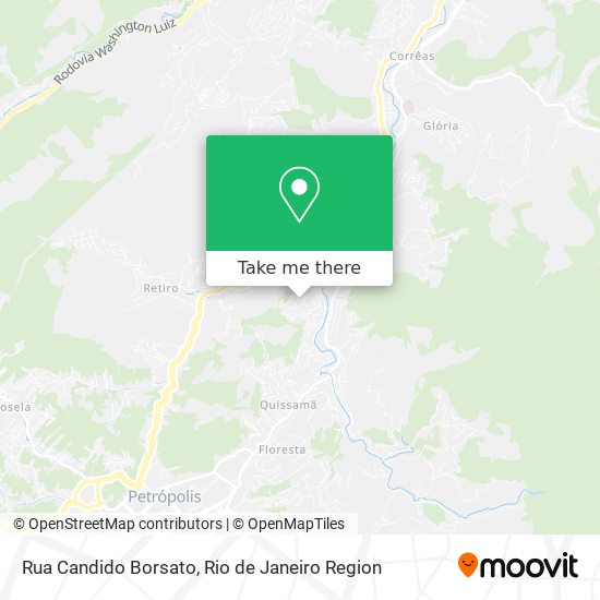 Rua Candido Borsato map