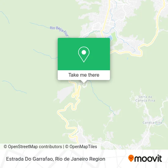 Estrada Do Garrafao map