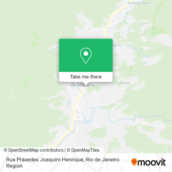Rua Praxedes Joaquim Henrique map