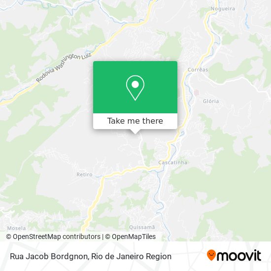 Rua Jacob Bordgnon map