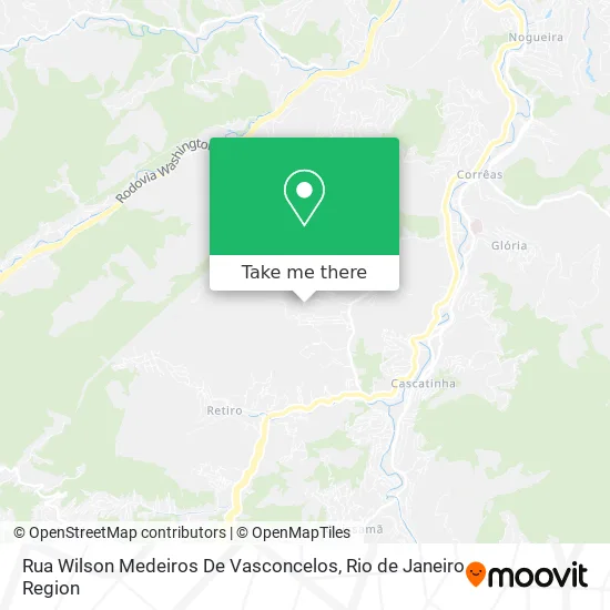 Rua Wilson Medeiros De Vasconcelos map