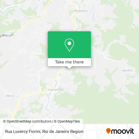 Rua Luvercy Fiorini map