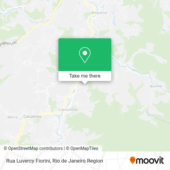 Rua Luvercy Fiorini map