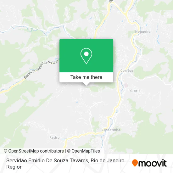 Servidao Emidio De Souza Tavares map