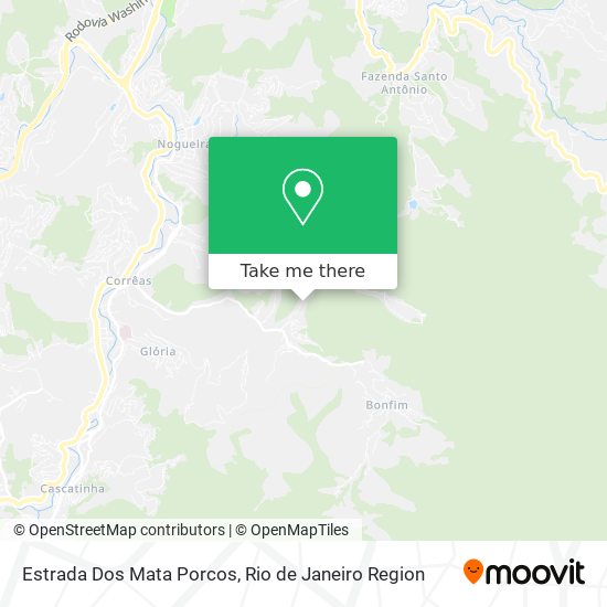 Estrada Dos Mata Porcos map