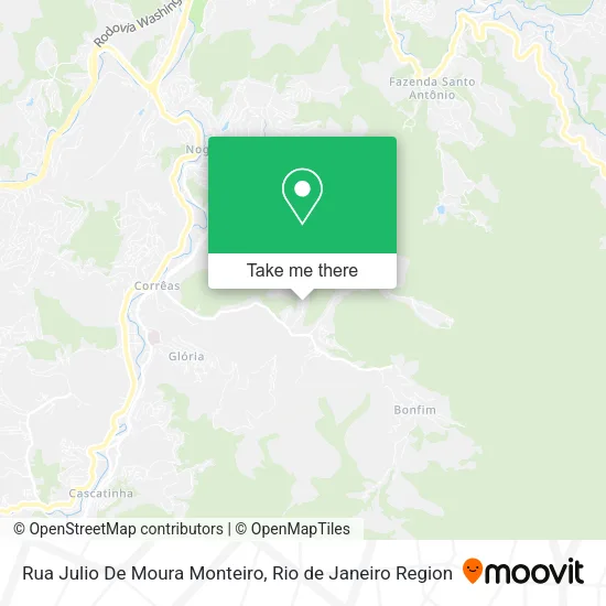 Rua Julio De Moura Monteiro map