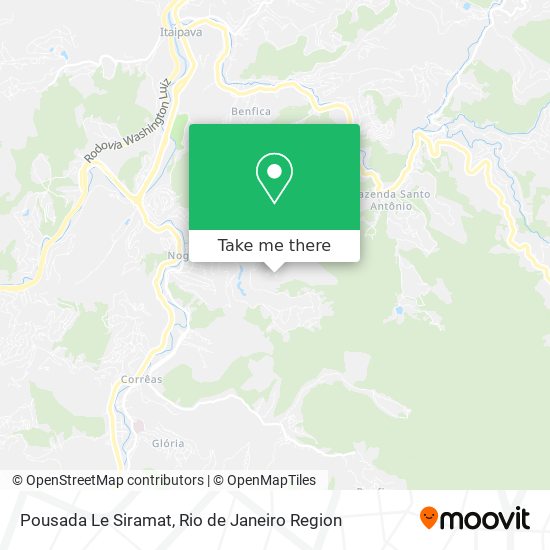 Pousada Le Siramat map