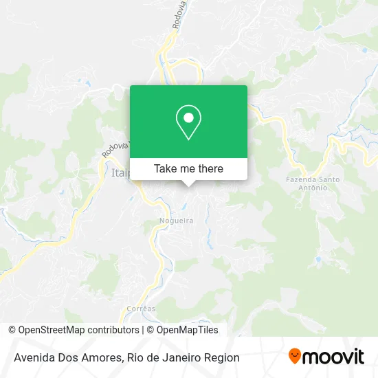 Avenida Dos Amores map