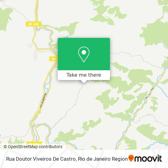 Mapa Rua Doutor Viveiros De Castro