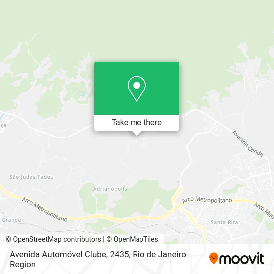 Avenida Automóvel Clube, 2435 map
