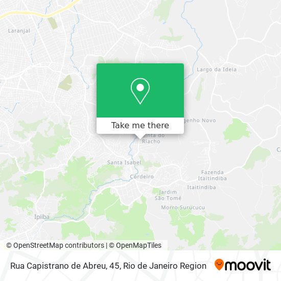 Mapa Rua Capistrano de Abreu, 45